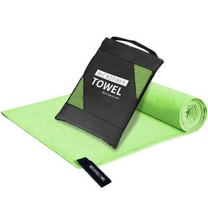Eco-Friendly Microfiber Printed Sport Cooling Quick-Dry Solid Color Sports Towel Custom Design Logo for Fitness Gym Outdoor Use - Product Image 2