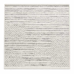 Tapis moderne abstrait noué à la main en laine de Nouvelle-Zélande écologique à poils ras - Product Image 3