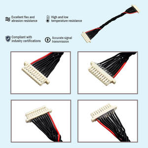 ชุดประกอบขั้วต่อ 10 พิน ขนาด 0.8 มม. ชุดสายไฟอิเล็กทรอนิกส์แบบเกลียว - Product Image 2