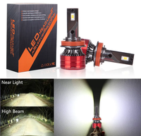 K5c Lampu Sorot Mobil Led H7 Foco H4 H11 Hb3 Hb4 Kit Lampu Kabut Otomatis H3 880 Aozoom Super Terang Led H7