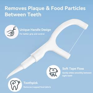 Spazzolino da denti portatile 5 In 1 da viaggio usa e getta da viaggio con filo interdentale - Product Image 6