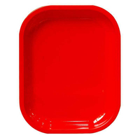 Plateau en métal de haute qualité 27*16 CM, personnalisable avec votre design, plateau roulant économique en gros