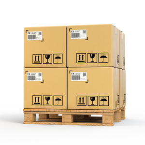 Boîte d'emballage personnalisée pour le stockage de biens de consommation, logo personnalisé, emballage en carton écologique, matériaux recyclés, carton ondulé de haute qualité - Product Image 1