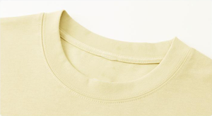 T-shirt col rond à épaules tombantes en coton épais 260 GSM, coupe oversize, décontracté, uni, lourd - Product Image 3