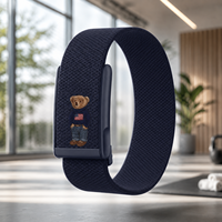 Bracelet de montre de luxe de remplacement Whoop 5.0 Band MG SuperKnit Luxe Strap Or Poli Argenté 5.0
