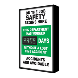 Panneau <span class=keywords><strong>de</strong></span> signalisation <span class=keywords><strong>de</strong></span> <span class=keywords><strong>sécurité</strong></span> industrielle : La <span class=keywords><strong>sécurité</strong></span> au travail commence ici – Affichage Zéro Blessure pour Atelier - Product Image 5