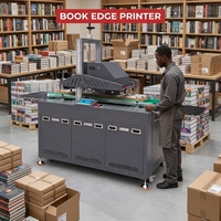 Imprimante numérique à jet d'encre CMYK automatique haute résolution 1200 DPI pour le côté des livres à couverture rigide, impression en une seule passe