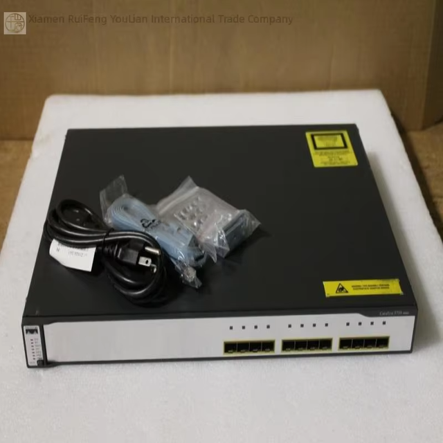 3750 Ws-c3750g-12s-wbrsd 12-port Ethernet Managed Switch W/ Power New Original Ready Stock Industrial Automation Pac