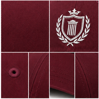 Casquette de baseball en coton réglable, qualité supérieure, directement de l'usine, OEM, en gros, sportive, durable, avec broderie de logo d'entreprise, prête à l'emploi pour les entreprises