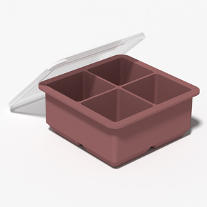 Moule à glaçons carré en silicone grand format, durable, avec logo personnalisé, pour la vente en gros - Product Image 3