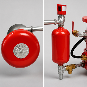 Válvula de retención de alarma para sistema de rociadores contra incendios, cámara retardante, motor de agua, tapa de inspección, válvula de hierro fundido con brida - Product Image 2