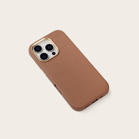 Étui de téléphone OEM de luxe en cuir véritable magnétique antichoc multi-couleurs pour 16 Pro Max