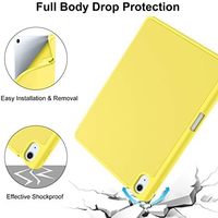 Pour iPad Air 11 étui magnétique 2024 / Air 5th 4th génération 10.9 coque arrière flexible en TPU avec support porte-crayon étui pour tablette