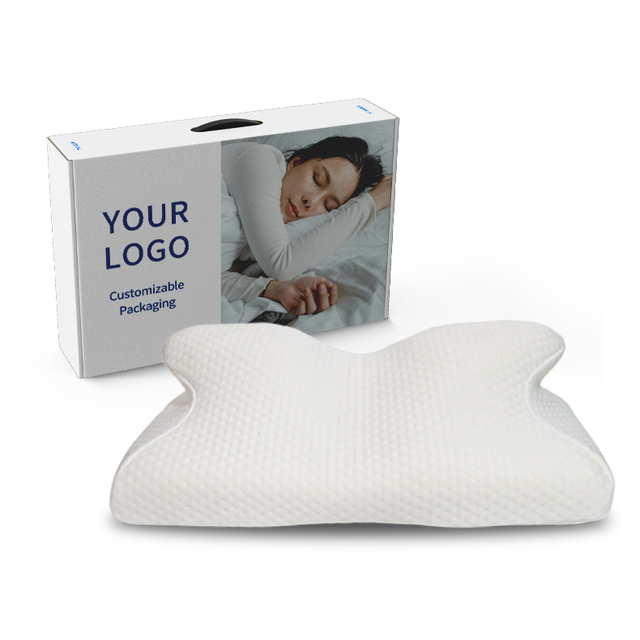 Ergonomic Cervical Pillow for Physical Therapy Use - Odor-Free Contoured Memory Foam
