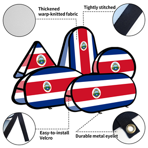 Costa_Rica Oval Pop up <b>Banner</b> Warp-knitted Fabric for Outdoor Advertising Promotion Outdoor Tent - Product Image 3