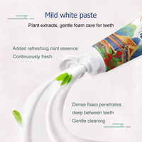 Dentifrice anti-sensibilité de marque privée soulager la douleur chaude et froide des dents dentifrice blanchissant à base de plantes pour les dents sensibles