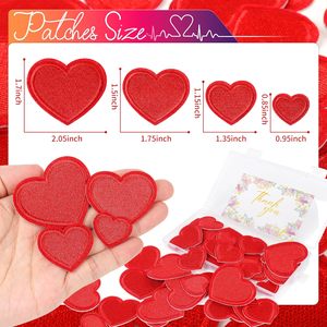 Garment Sew On Mama <b>Clothes</b> Custom Sewing Heat <b>Press</b> Mini T Shirt Embroidered Iron On Heart Patches On Hats - Product Image 2
