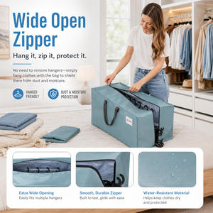 <span class=keywords><strong>VENO</strong></span> Paquete de 6 Bolsas de Mudanza Resistentes de Polipropileno con Correas de Mochila, Reutilizables, Sostenibles, Capacidad de 50 Libras, Azul Claro - Product Image 6