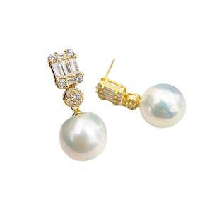 Accesorios de Plata S925 para Perlas DIY, Cuentas Redondas de 8-15 mm, Soporte Vacío 22537 con Pendiente de Moda para Fabricación de Joyas, Tamaño Chapado de 12 mm - Product Image 5