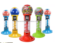 Distributeur automatique populaire à pièces pour enfants en spirale de 145 cm de haut distributeur de boules de 63mm pour capsules Gumball