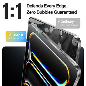 ฟิล์มกันรอยหน้าจอแบบกระจกนิรภัย ผลิตในจีน ติดตั้งง่าย ให้ความรู้สึกเหมือนกระดาษ สำหรับ iPad พร้อมอุปกรณ์ช่วยจัดตำแหน่ง - Product Image 5