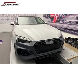 Auto Facelift reparación Kit de cuerpo para <span class=keywords><strong>Audi</strong></span> A5 <span class=keywords><strong>S5</strong></span> B9.5 2021-2022 Actualización de RS5 estilo de nido de abeja frente + parachoques trasero Asamblea falda - Product Image 5