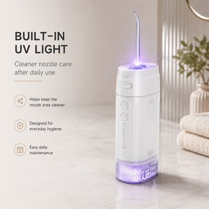 <span class=keywords><strong>Irrigador</strong></span> Bucal Portátil Mini OEM/ODM, Inalámbrico, Resistente al Agua IPX7, 4 Modos, Tanque Extraíble <span class=keywords><strong>de</strong></span> 180 ml, para Viajes y Cuidado <span class=keywords><strong>de</strong></span> Aparatos Ortodóncicos - Product Image 5
