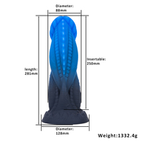 Fantaisie Long Grand Monstre Dragon Gode Énorme Animal Pénis Gode Différentes Tailles Sex Toy Alien Gode pour Femmes
