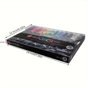 <span class=keywords><strong>Uni</strong></span> <span class=keywords><strong>posca</strong></span> ปากกาสีอะคริลิค24สี PC-3M โปสเตอร์ป๊อปปากกาเน้นข้อความโฆษณา - Product Image 5