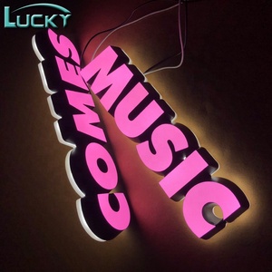 3D Ánh Sáng Lên Acrylic Dấu Hiệu Được Chiếu Ngoài Trời Quảng Cáo <span class=keywords><strong>led</strong></span> frontlit và backlit dấu thư - Product Image 2