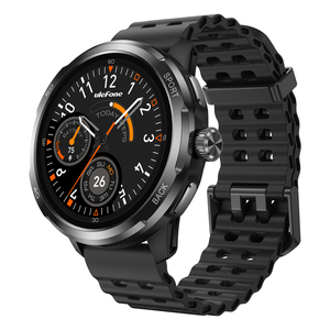 นาฬิกาอัจฉริยะ Ulefone Armor Watch Pro หน้าจอ AMOLED 1.50 นิ้ว อัตรารีเฟรช 60Hz หน่วยความจำ 256MB แบตเตอรี่ 410mAh มาตรฐาน IP68 นาฬิกาอิเล็กทรอนิกส์ รองรับกีฬามากกว่า 100 ประเภท นาฬิกาเพื่อสุขภาพ - Product Image 1
