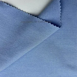 cotton fabric suppliersT Shirt Material Fabricnitted textile 100% bamboo knitted rib fab