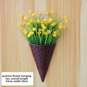 Panier de fleurs en soie Style moderne Décoration écologique pour hôtel Fleurs artificielles Décoration intérieure extérieure pour la maison - Product Image 4