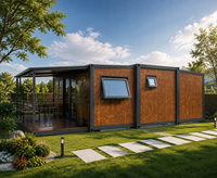 Maison Conteneur Pliante de Luxe 20ft 40ft Villa Préfabriquée Appartement Hôtel Dortoir Camping Bureau Maison Mobile Prête à l'emploi