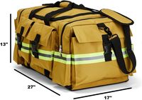 Échantillon Gratuit Sac de Secours Léger et Luxueux en Nylon pour Pompiers avec Fermeture Éclair et Cordon de Serrage, Sac d'Urgence à Séchage Rapide et Imperméable