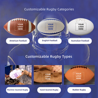 Fabricant de ballons de rugby personnalisés OEM/ODM de Fujian avec couture mécanique et traitement sur mesure