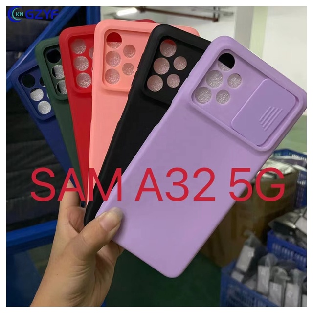 Wholesale Mobile Phone case Cover with Camera Window for samsung A32 A52 Card Slot Hybrid Phone case  Mobile Phone Part
