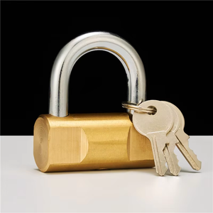 Feihuan 공장 높은 보안 표준 도난 방지 황동 자물쇠 넓은 응용 프로그램 해머 잠금 해제 키 방수 기능 - Product Image 3