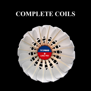 Pluma de bádminton de competición, estilo tradicional, Lingmei 90pro, aprobada por la BWF (Federación Mundial de Bádminton) - Product Image 1