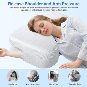 <span class=keywords><strong>Almohada</strong></span> Ergonómica de Espuma Viscoelástica <span class=keywords><strong>con</strong></span> Orificio <span class=keywords><strong>para</strong></span> el <span class=keywords><strong>Brazo</strong></span>, Diseño en Forma de L <span class=keywords><strong>para</strong></span> Dormir de Lado, Alivio del Dolor de Cuello, <span class=keywords><strong>Almohada</strong></span> Cervical Transpirable - Product Image 2