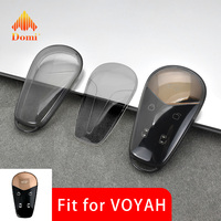 Étui de protection pour clé de voiture en TPU transparent de qualité supérieure pour VOYAH DREAMPOWER Dreamer, avec porte-clés gratuit, accessoires pour sac