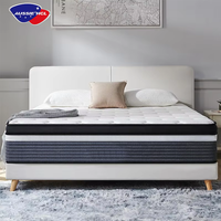 Matelas orthopédique en mousse à mémoire de forme à ressorts ensachés, sur mesure pour hôtels, OEM/ODM, en boîte, tailles Queen, Simple et King Size
