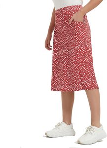 Faldas Skorts modestas personalizadas para mujer, falda de Golf hasta la rodilla, faldas atléticas de tenis largas modestas, pantalones cortos integrados - Product Image 3