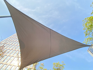 Voiles d'ombrage en polyester Oxford, filet pare-soleil, auvent triangulaire, tissu d'ombrage, parasol de patio, auvent extérieur imperméable - Product Image 3