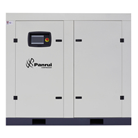 Compresseur à vis de compression à deux étages PM VFD haute puissance 55kW avec certification CE ISO