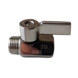 Nam Nữ chủ đề kết nối bóng van SS304 SS316 <span class=keywords><strong>mini</strong></span> bóng van 1/<span class=keywords><strong>2</strong></span> "NPT BSP thép không gỉ <span class=keywords><strong>mini</strong></span> bóng van - Product Image 5