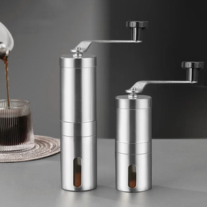 Moulin à café manuel mini en acier inoxydable, broyeur à grains de café fait main, moulin à café, outil de cuisine, accessoires pour café - Product Image 1