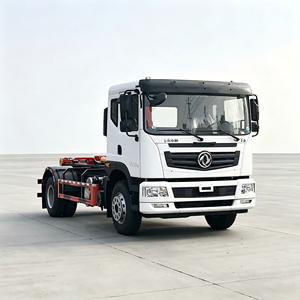 Camion benne à benne basculante Dongfeng Huashen T5, directement de l'usine, 4x2, avec bras de levage hydraulique pour déchets et débris de construction - Product Image 4
