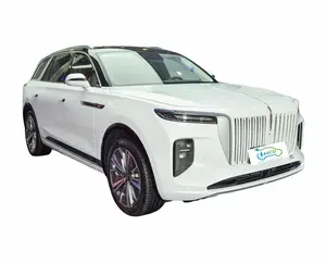 Luxury Pure Electric Car E-hs9 White,50% Discount Promotion,Nedc406 Max 320kw Fast Charging 0.8 Hours