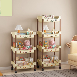 Đồ chơi lưu trữ tạo tác tầng đứng phim hoạt hình Kệ Nhà nhiều lớp kệ sách hình ảnh cuốn sách di chuyển snack hoàn thiện kệ - Product Image 1